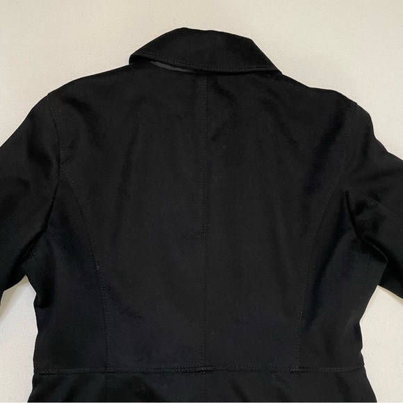 Max Mara Rainwear reversible black jacket sz 10 - Picture 5 of 15